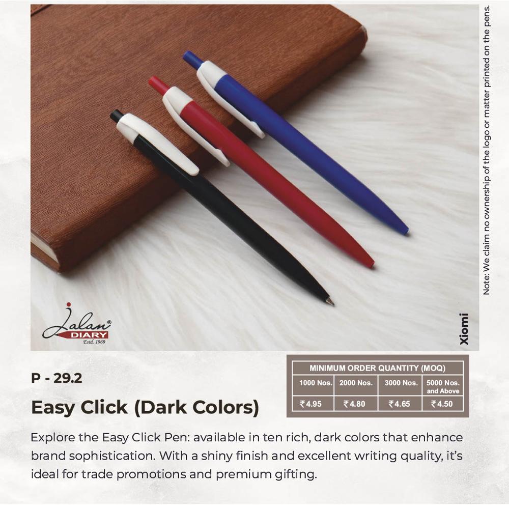 Jalan P-29.2 Easy Click (Dark Colour) Ball Pen