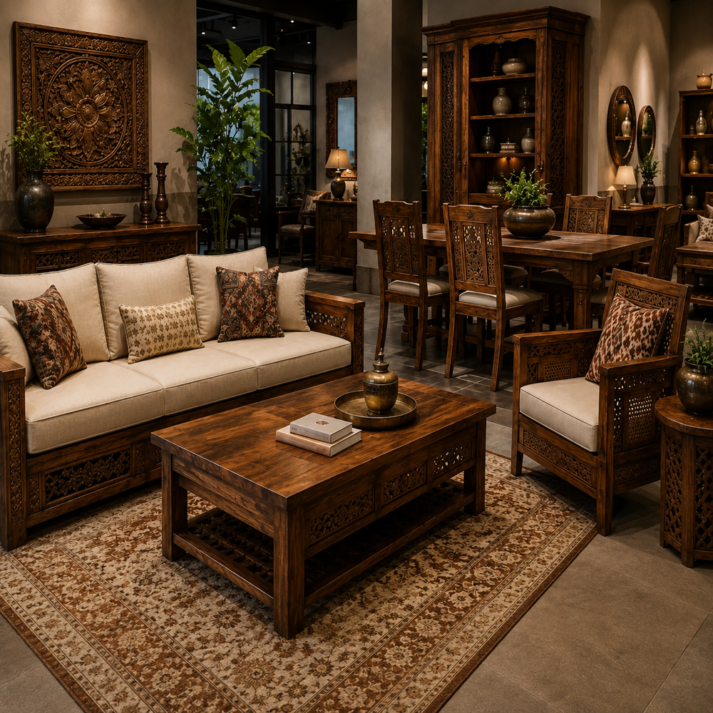 Handicrafted furnitures