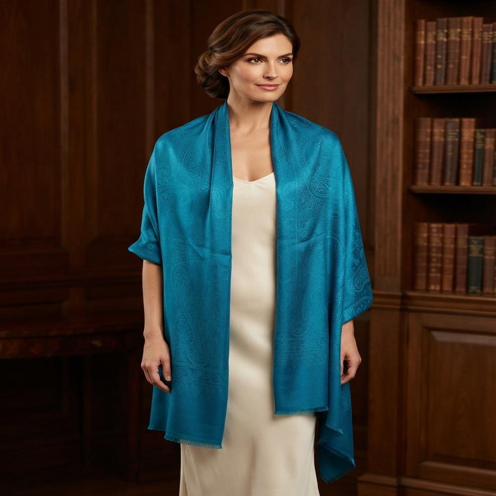 Premium 100% Cashmere Jamawar Stoles