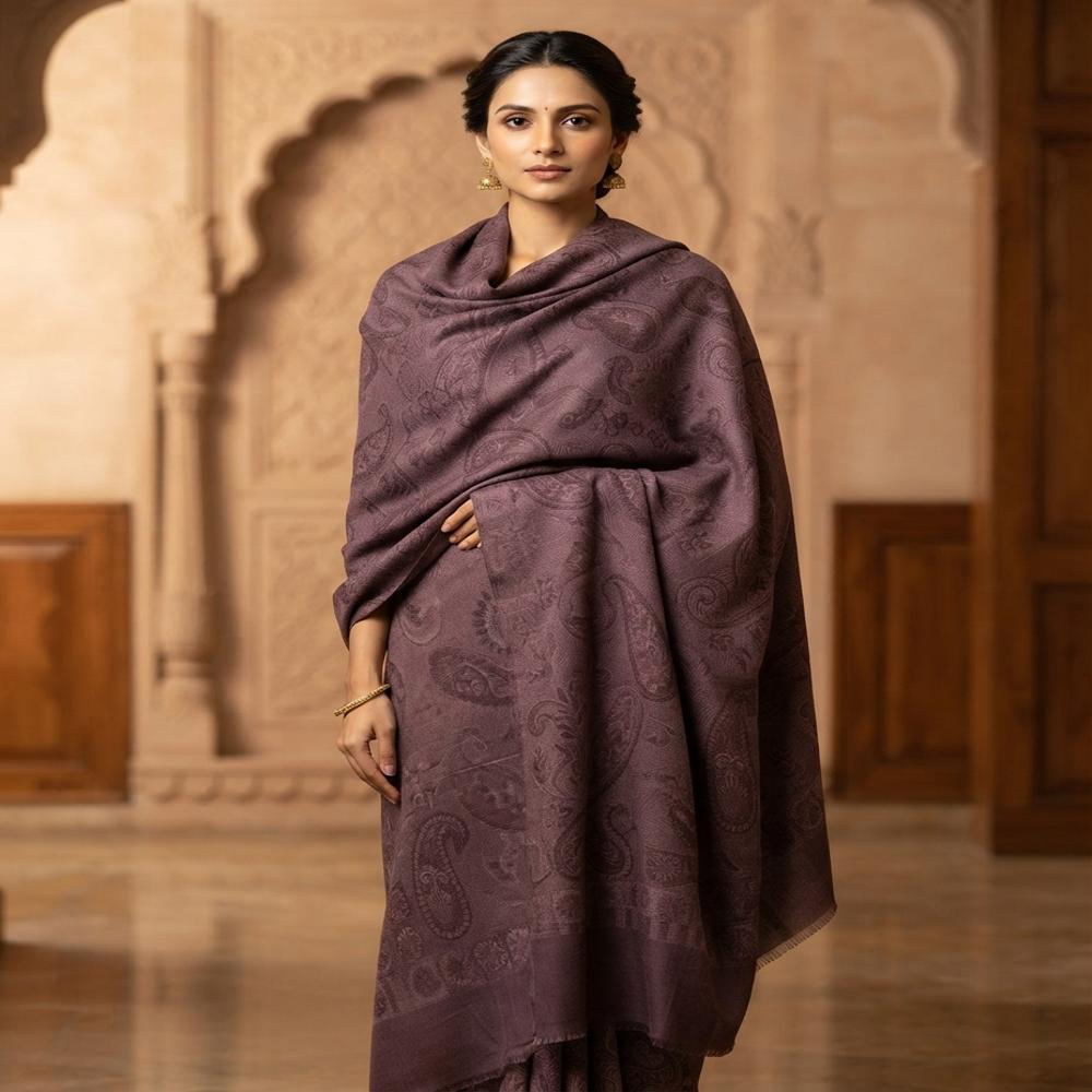 Premium 100% Cashmere Jamawar Stoles