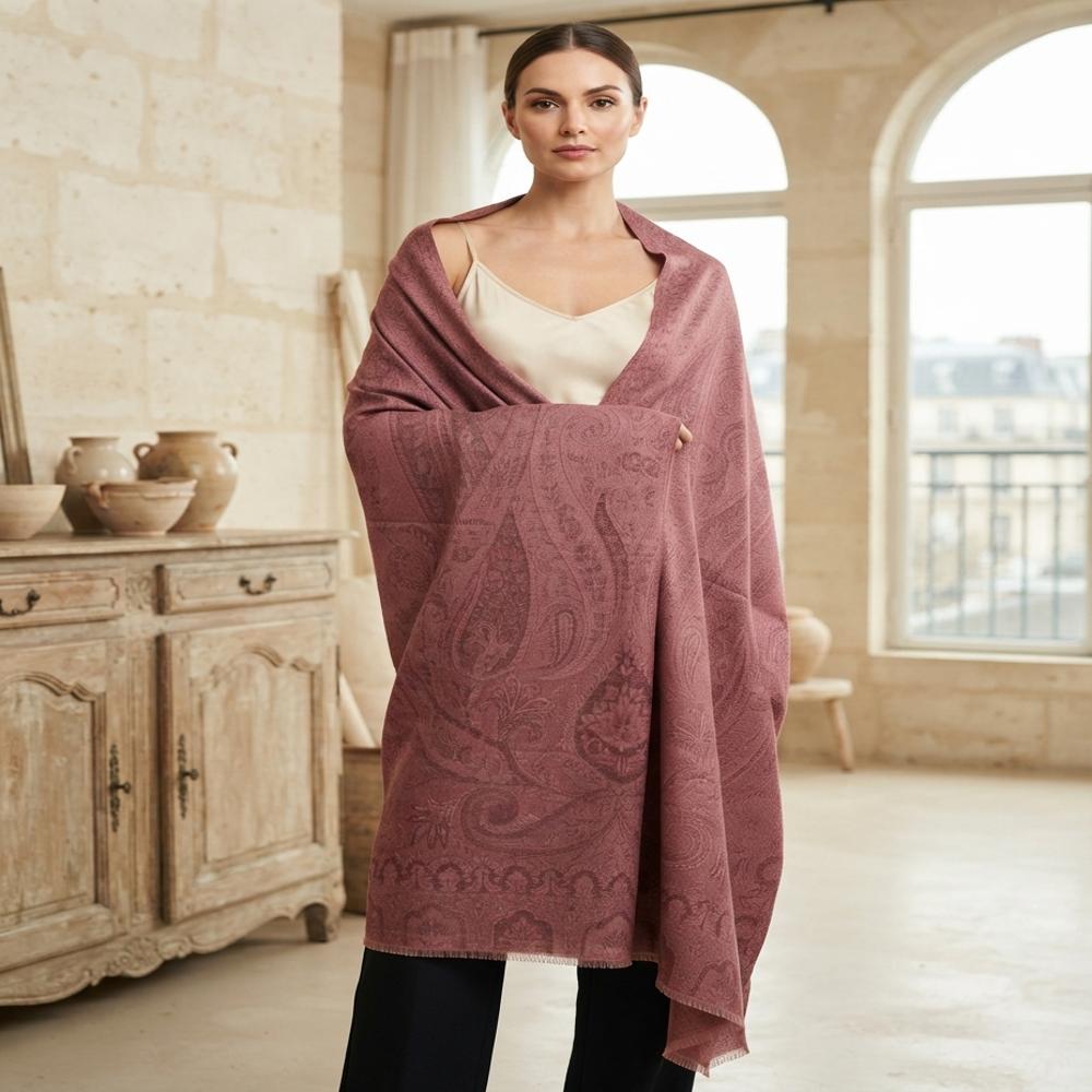 Premium 100% Cashmere Jamawar Stoles