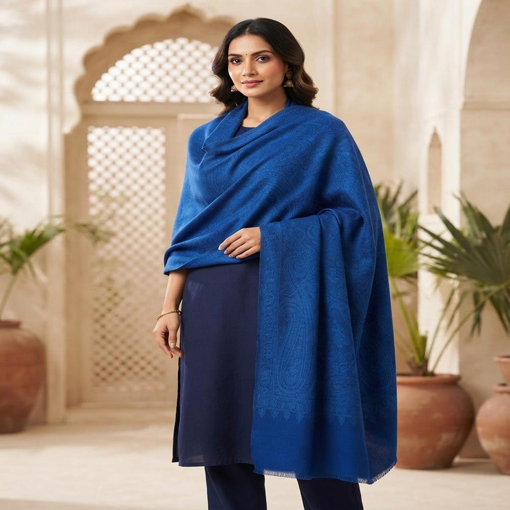 Premium 100% Cashmere Jamawar Stoles