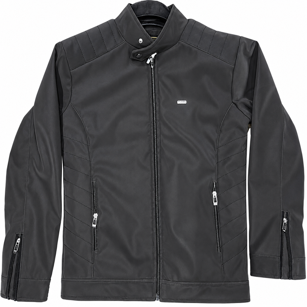 Mens PU Leather Jacket