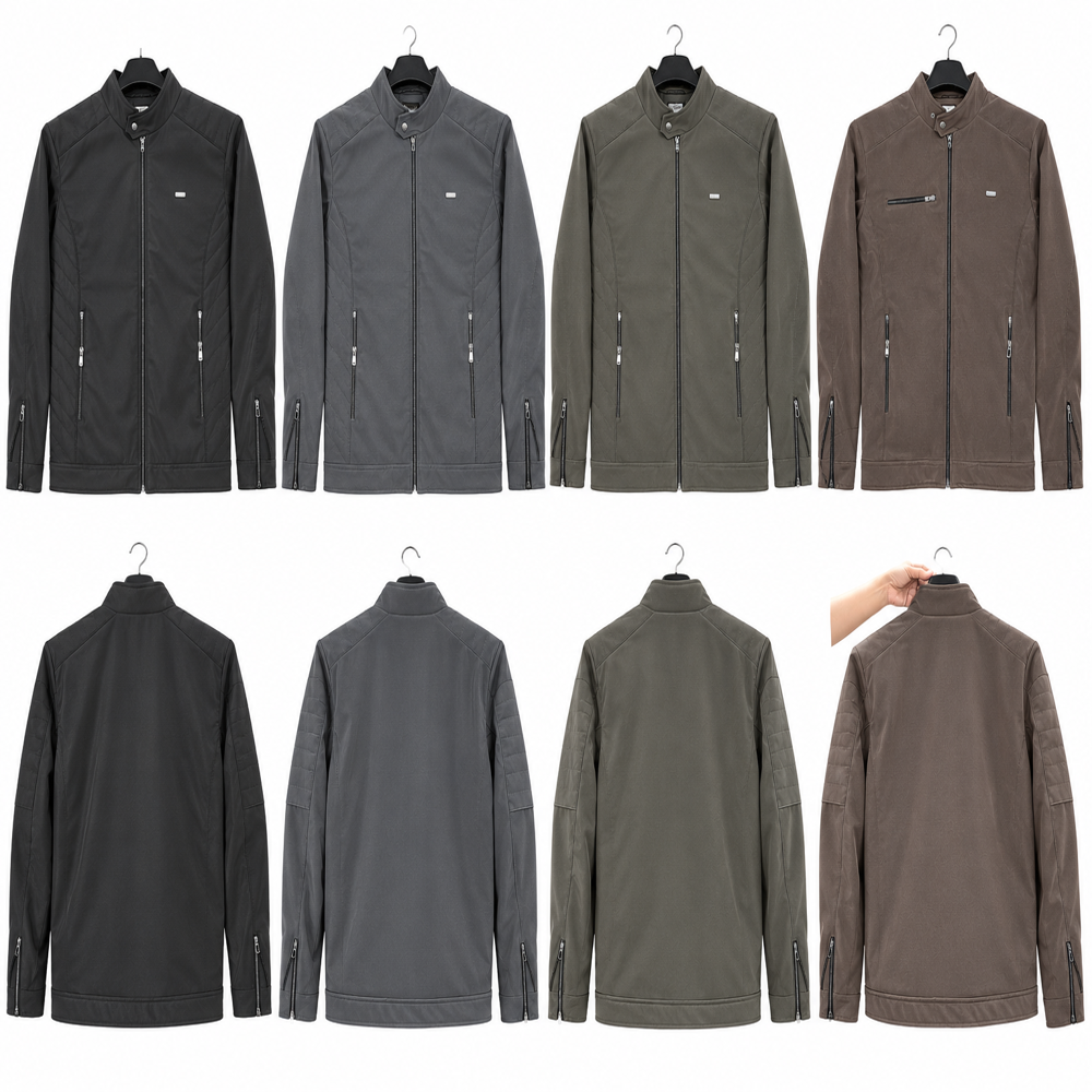 Mens PU Leather Jacket