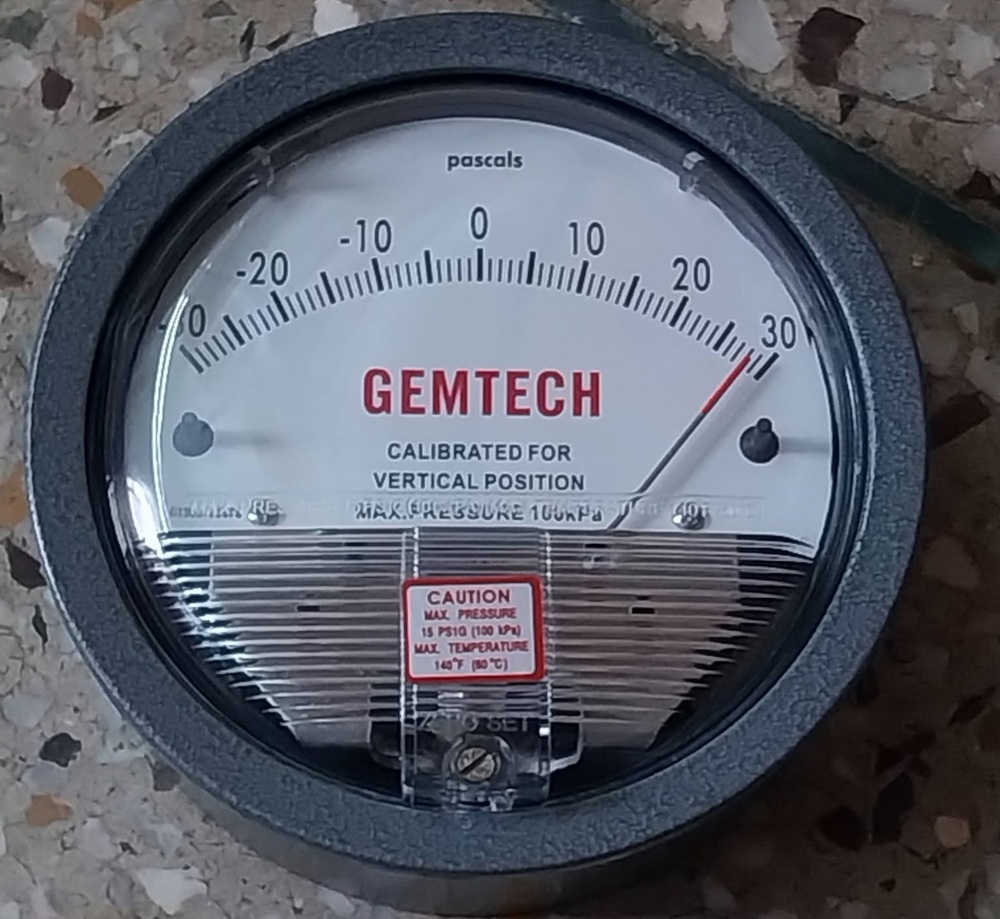Mumbai: GEMTECH Differential Pressure Gauges for customers in Mumbai, Navi Mumbai, Thane, Bhiwandi, Vasai-Virar, Dombivli, Kalyan and Maharashtra.