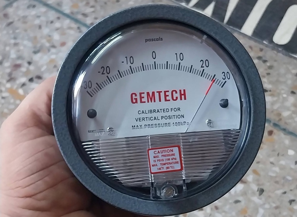 Mumbai: GEMTECH Differential Pressure Gauges for customers in Mumbai, Navi Mumbai, Thane, Bhiwandi, Vasai-Virar, Dombivli, Kalyan and Maharashtra.