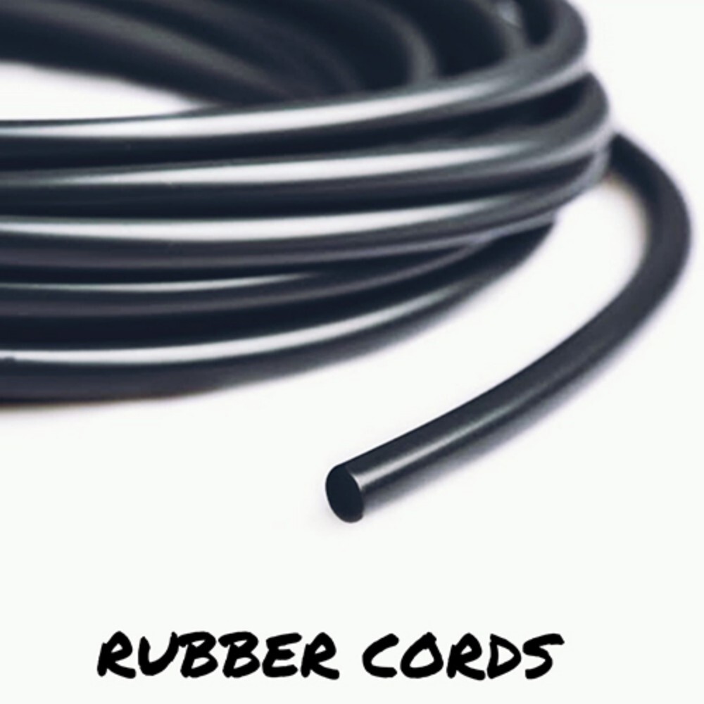 Black Rubber Cords - Feature: N/a