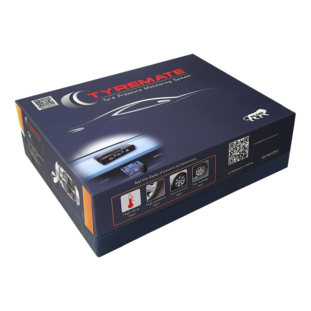 Tyre Pressure Monitoring System For Car With Solar Display