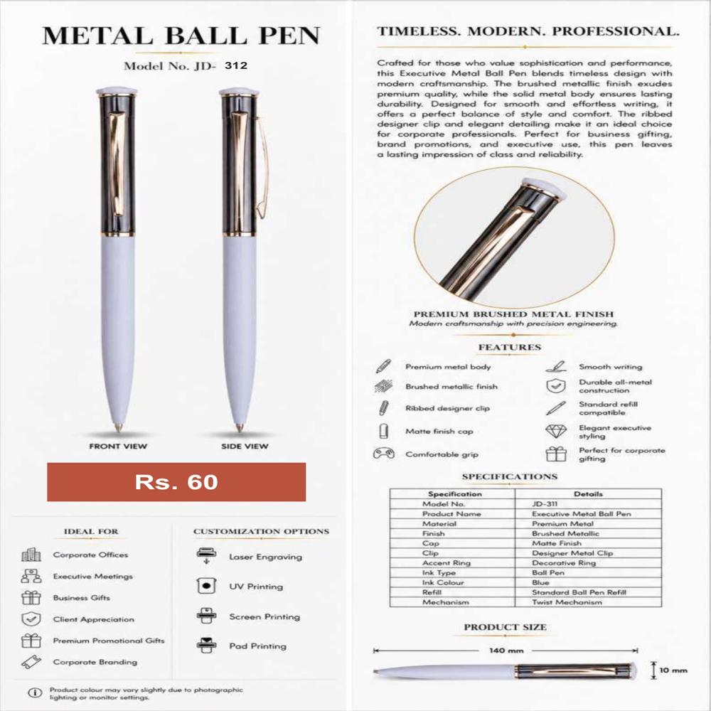 JD-311 Executive Metal Balll Pen
