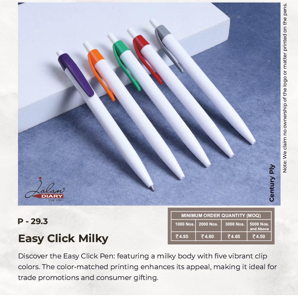 Jalan P-29.3 Easy Click Milky Ball Pen