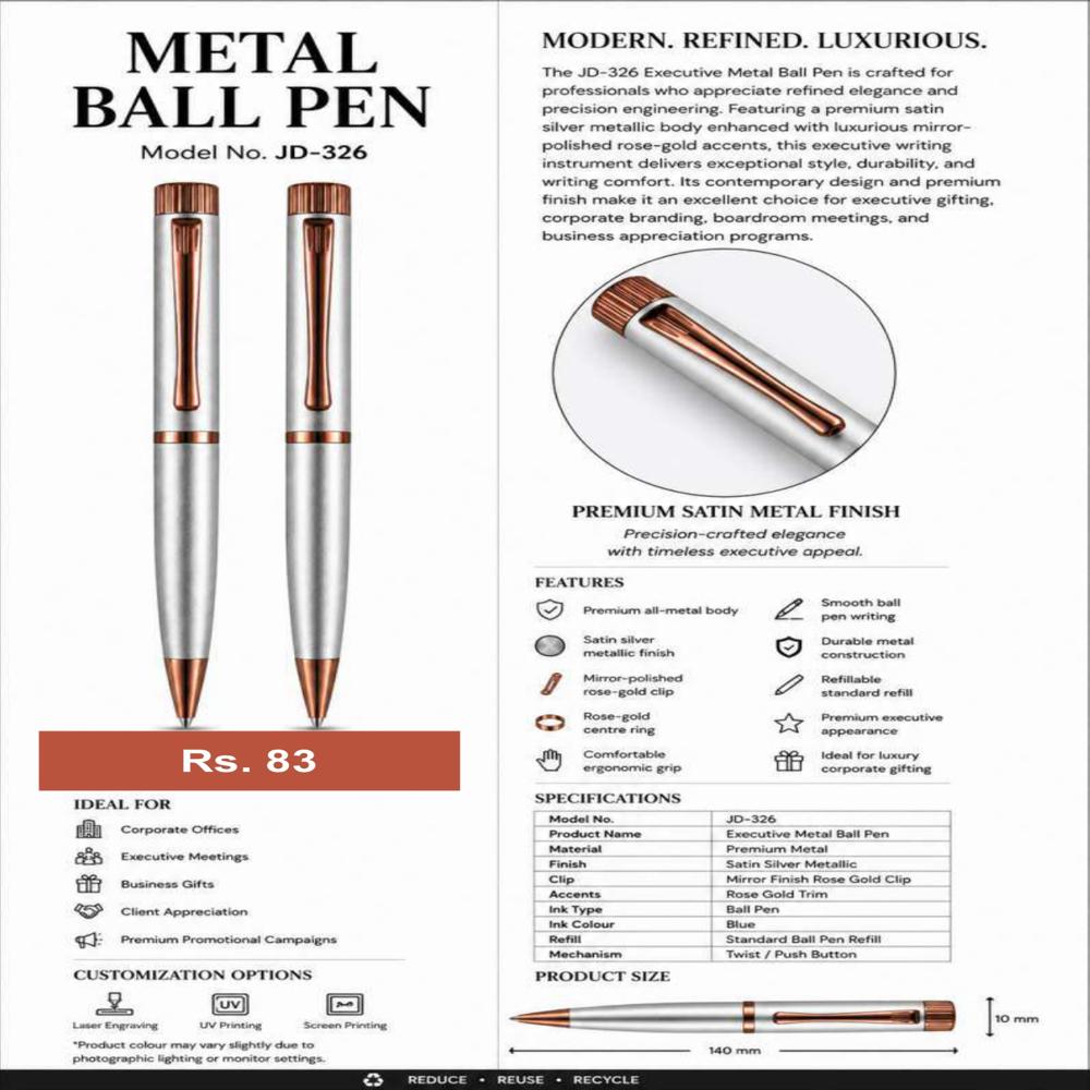 JD-326 Executive Metal Ball Pen