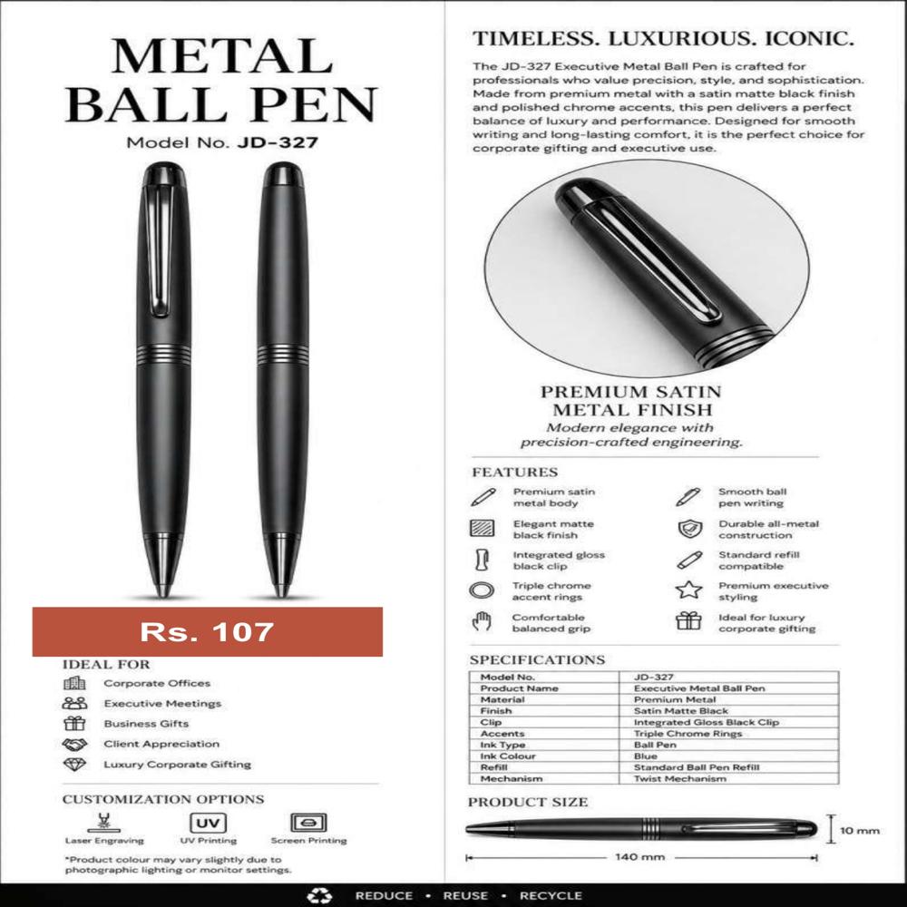 JD-327 Executive Metal Ball Pen