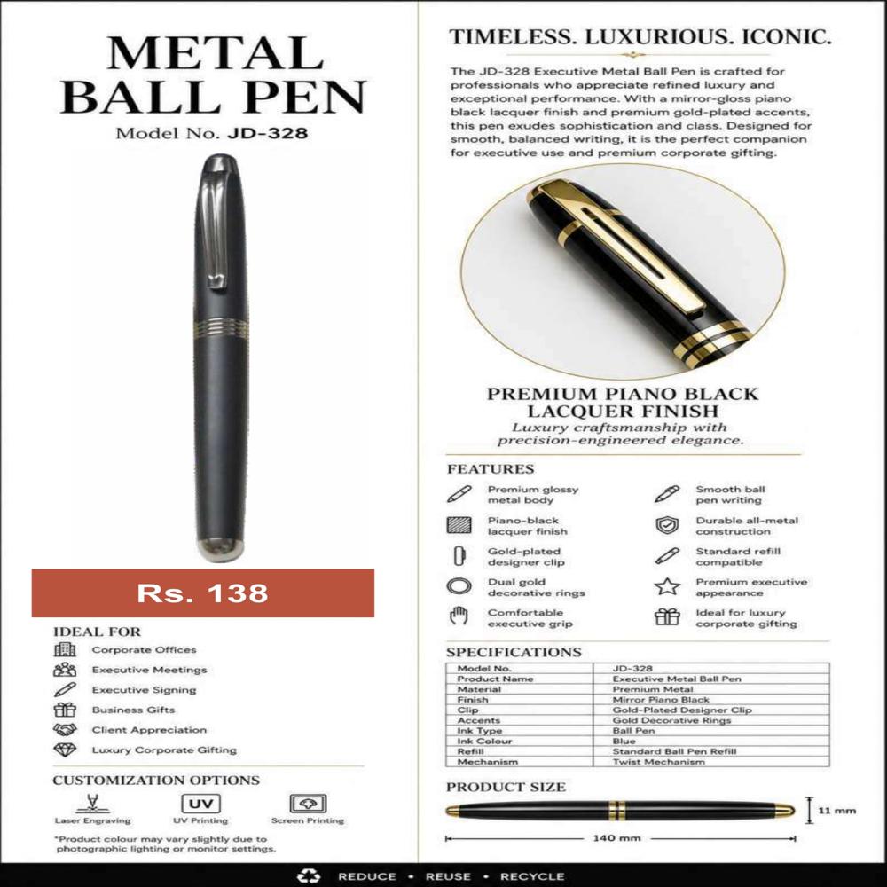 JD-328 Executive Metal Ball Pen