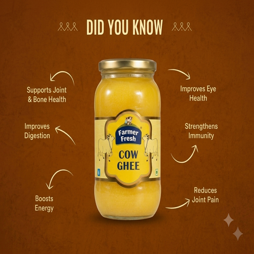 Cow  Ghee glass jar