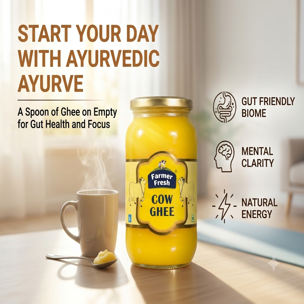 Cow  Ghee glass jar