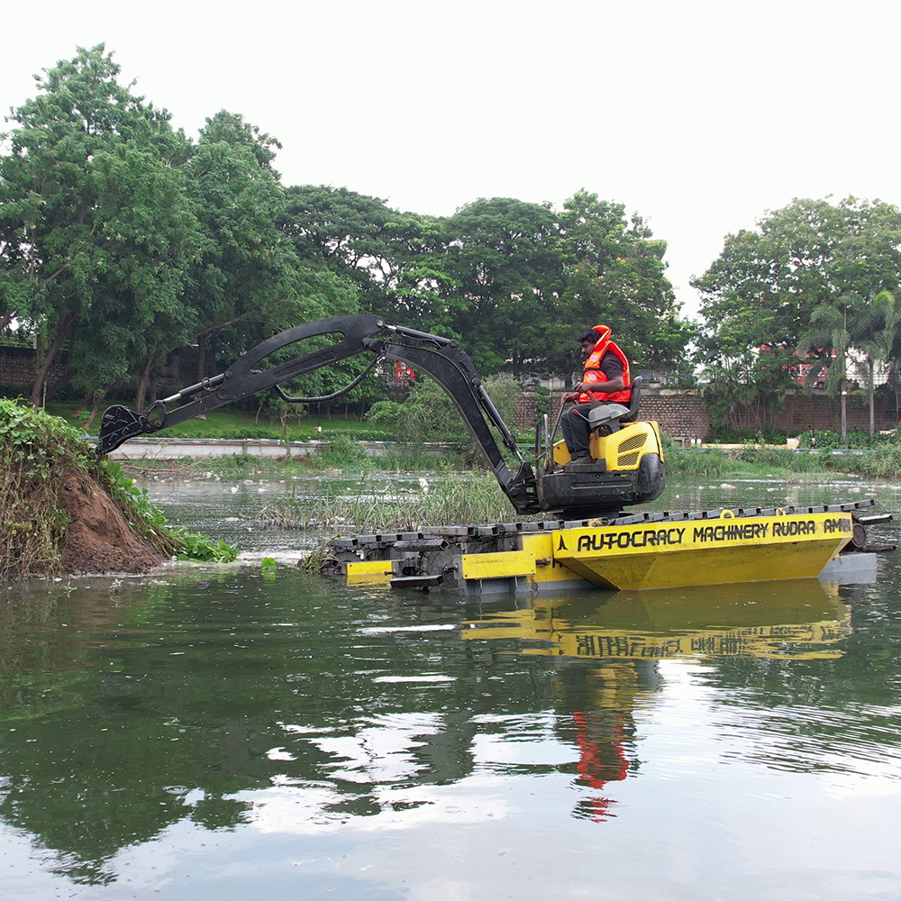 Amphibious Excavator | Rudra Amphimax 50EX