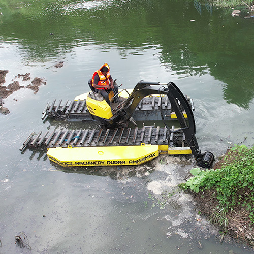 Amphibious Excavator | Rudra Amphimax 50EX