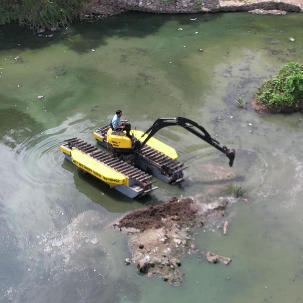 Amphibious Excavator | Rudra Amphimax 50EX