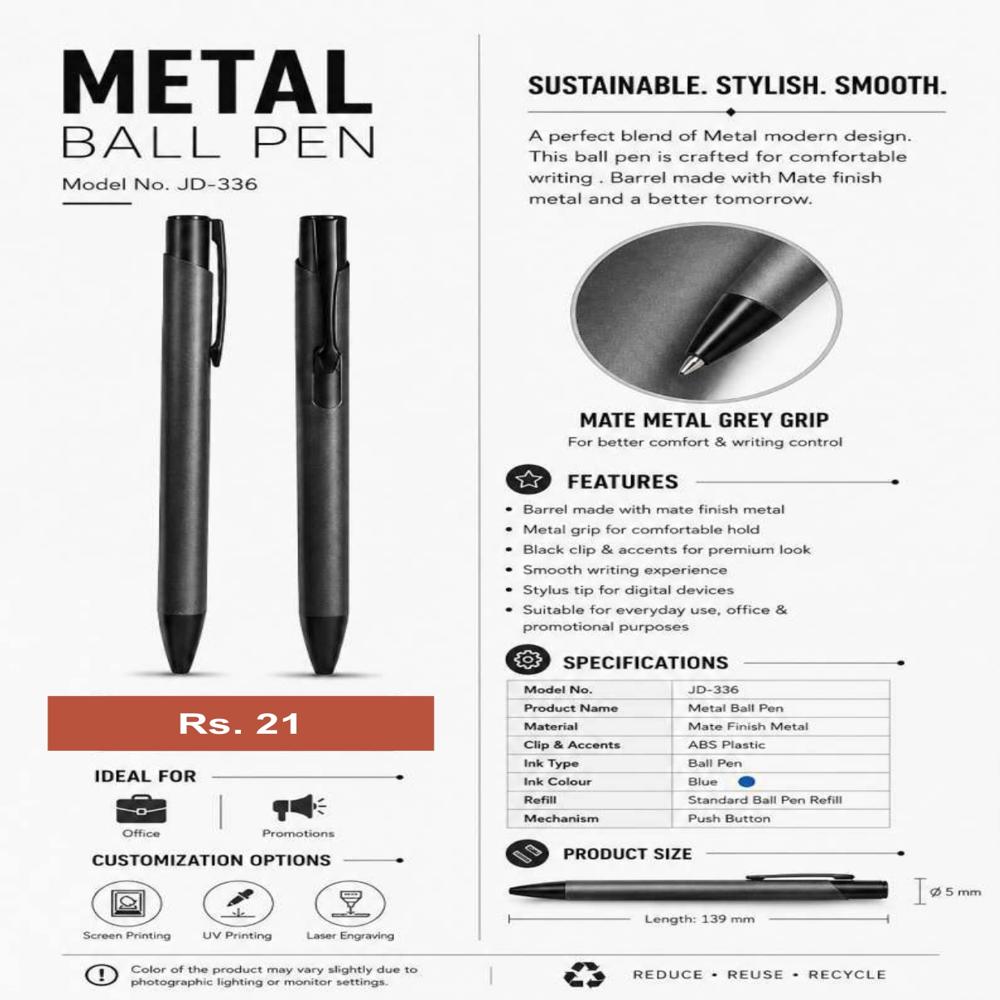 JD-336 Executive Metal Ball Pen