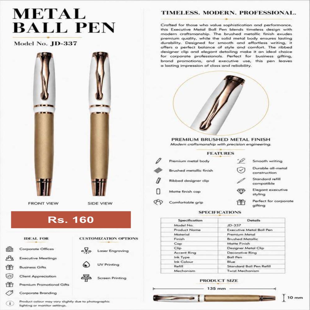 JD-337 Executive Metal Ball Pen