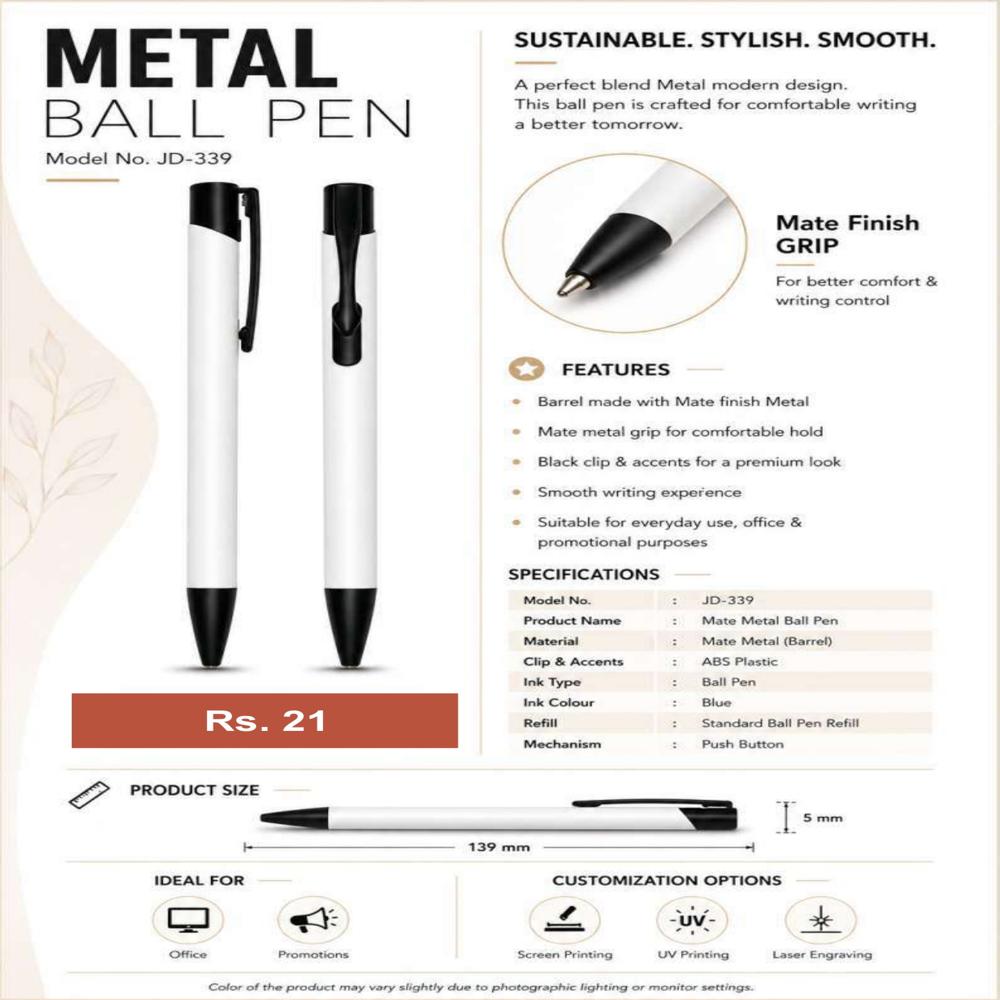 JD-338 Executive Metal Ball Pen