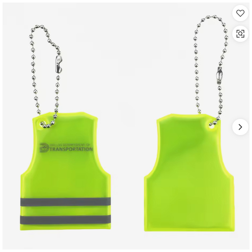 Promotional Reflex Pendant Fashionable Reflective Pendant for Children Walking at Night