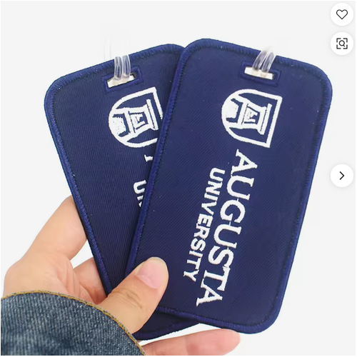 Factory Direct Lanyard Woven Embroidered Short Keychain Suitcases Tag Lanyards With Logo Custom Anti-dropout