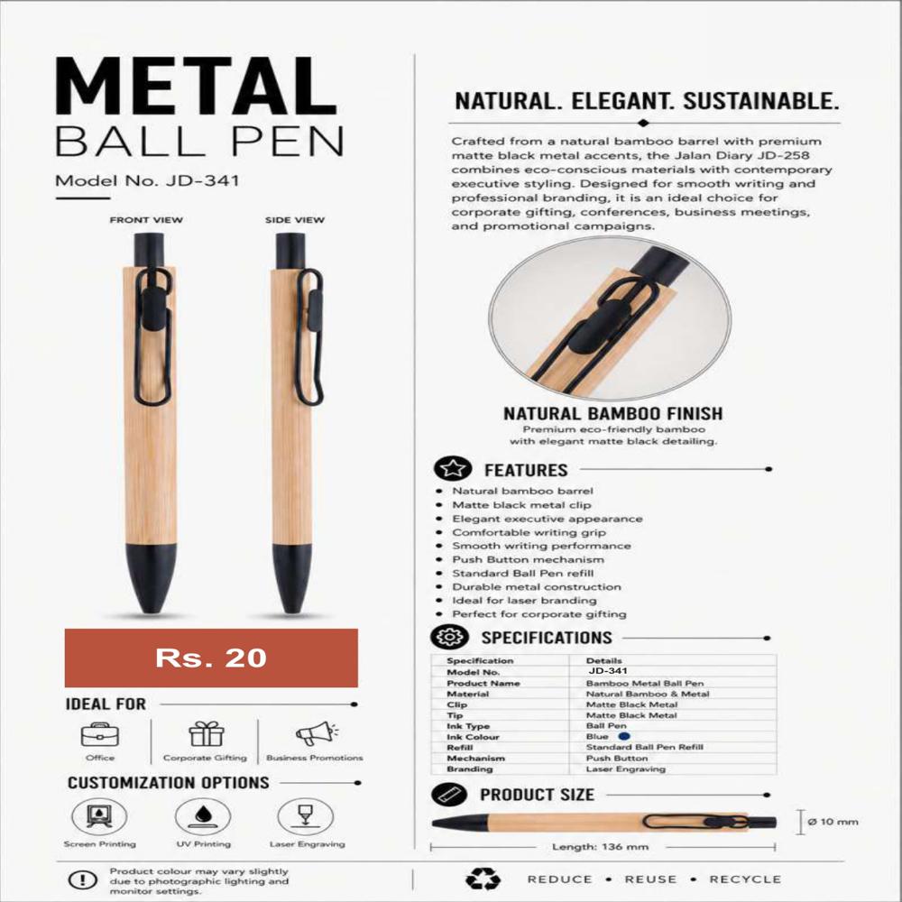 JD-341 Executive Metal Ball Pen