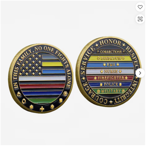 Collectible Bulk Metal Crafts No Minimum Brass Copper Double Token Coin for Charitable Organizations