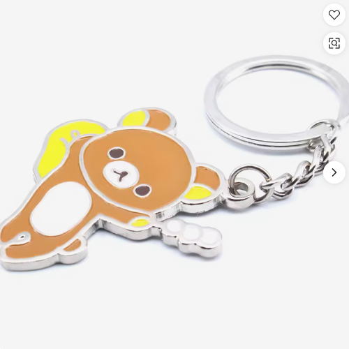 Low MOQ Innovative Soft Enamel Metal Key Ring for Travel Mementos