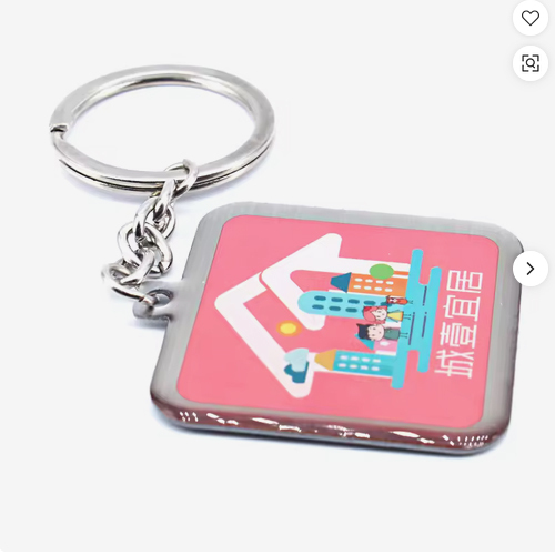 Logo Brand Logo Soft Enamel Metal Key Chain for Corporate Gifts