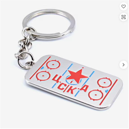 Advertising Free Sample Soft Enamel Metal Keyring for Fundraising