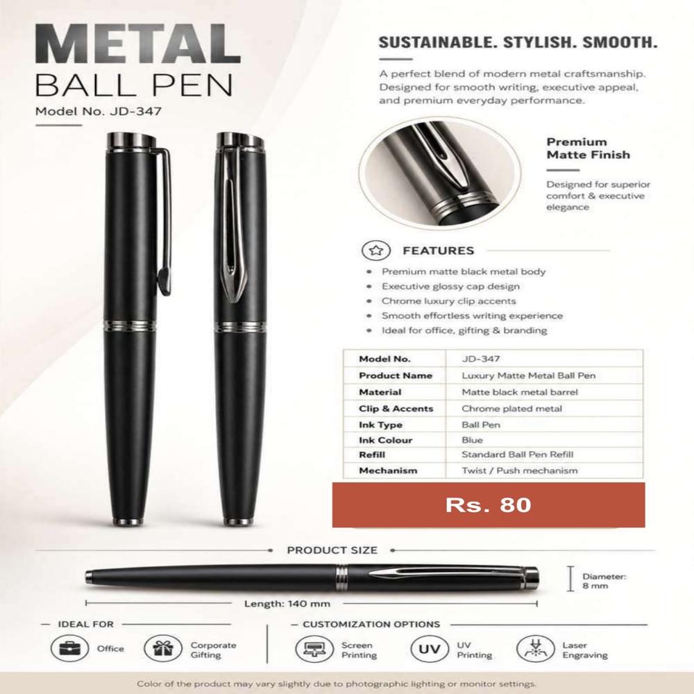 JD-347 Executive Metal Ball Pen