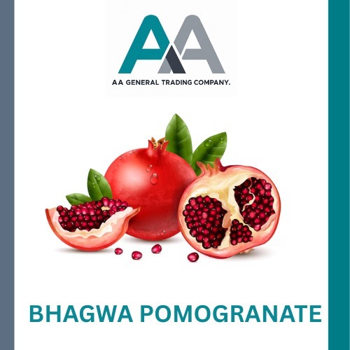 Super Bhagwa Pomegranate - Color: Red With Some Yellowish Spots