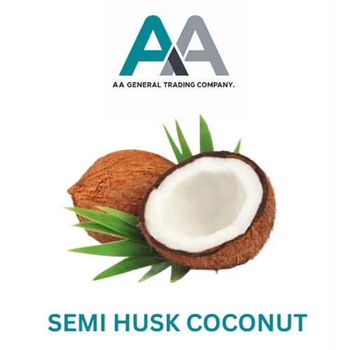 Semi Husk Coconut - Color: Brown
