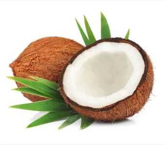 Semi Husk Coconut - Color: Broown
