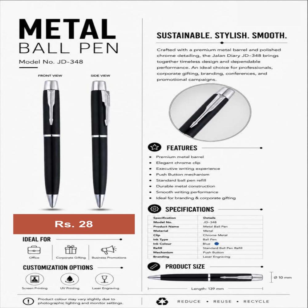 JD-348 Executive Metal Ball Pen 