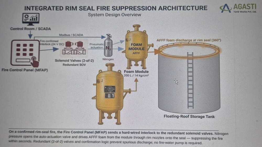 Rim Seal Fire protection system