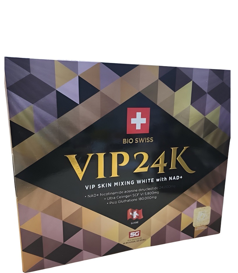 Bio Swiss VIP 24K Glutathione Injection With NAD