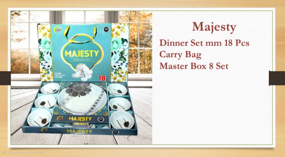 Majesty Dinner Set 18 Pcs