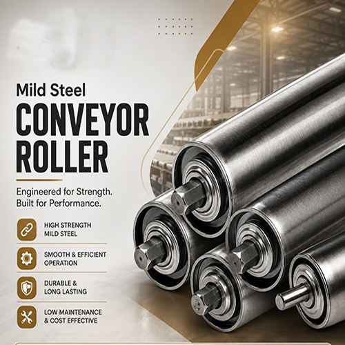 Mild Steel Conveyor Roller - Diameter: Multiple Diameters Available Up To User Requirement