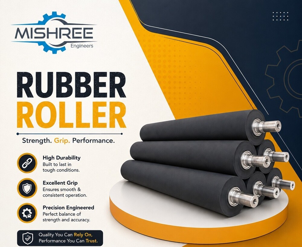Black Rubber Roller