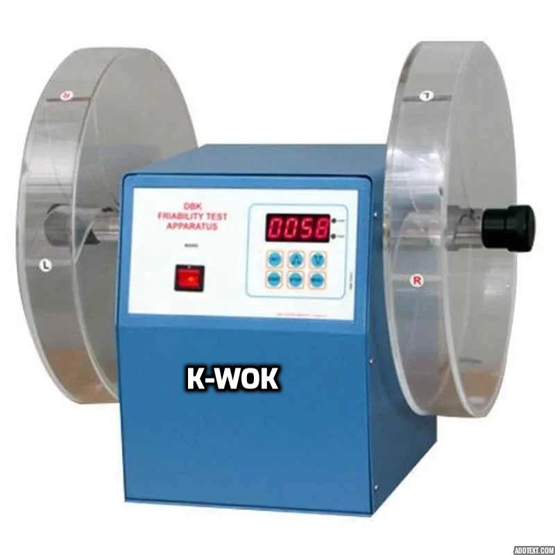 K-Wok Double  Friability Test Apparatus Digital - Accuracy: 15 C To 30 C (Usp Controlled Room Temp: 20 C To 25 C) Â°C