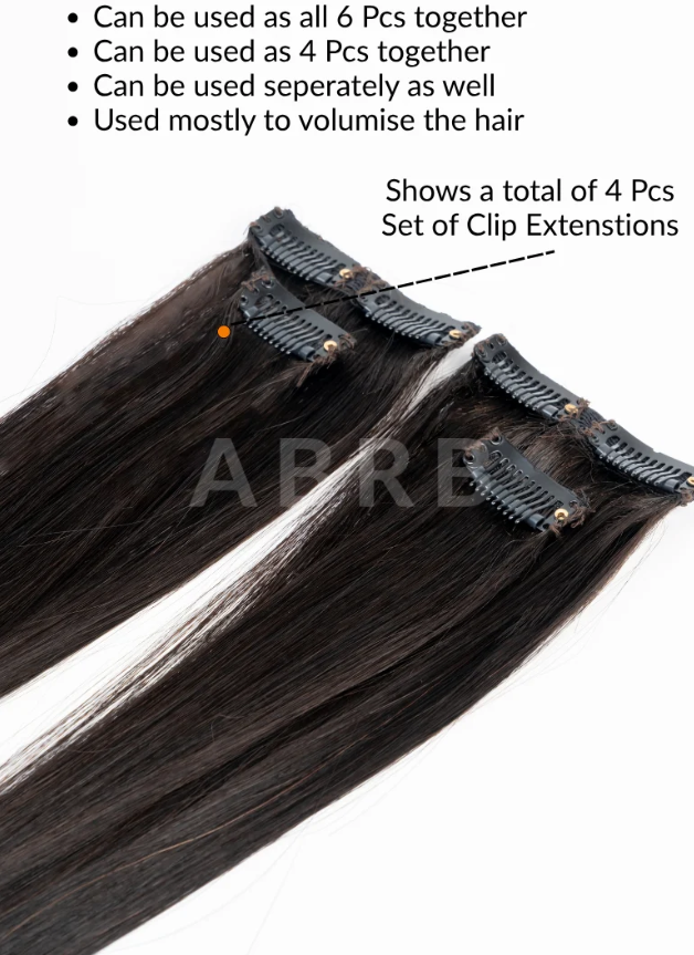 6-pieces Clip - In SDD Extension Set