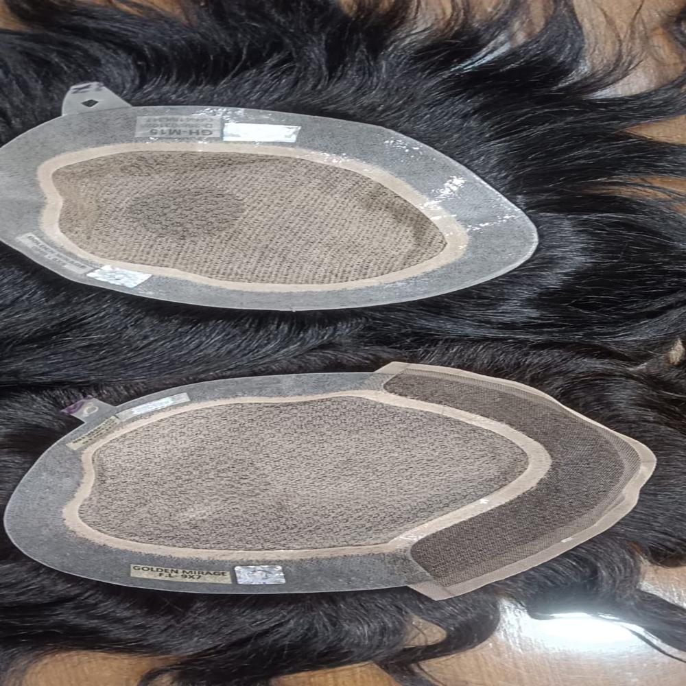 Human Hair Men's Patches
