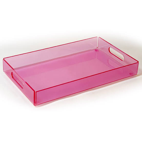 acrylic tray