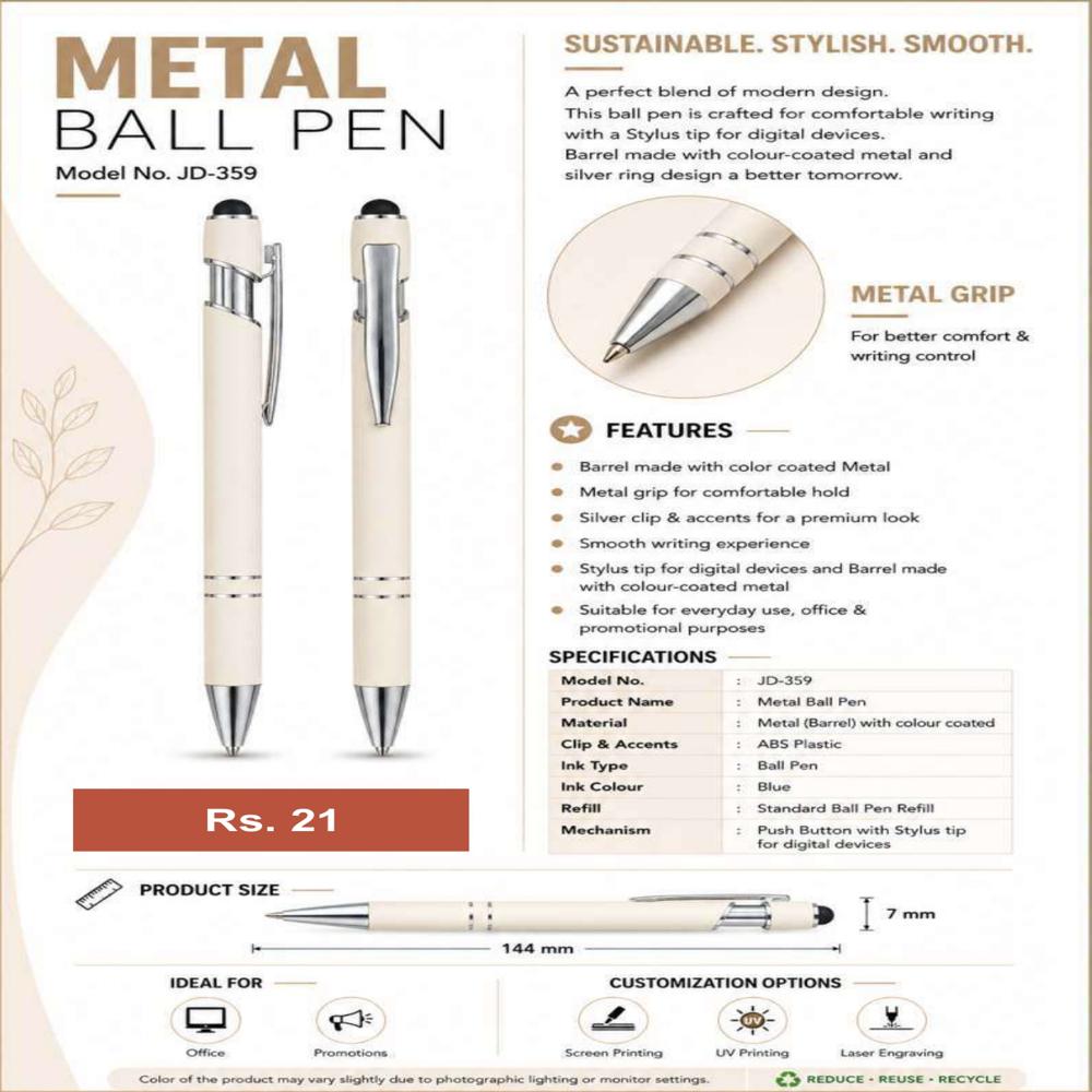 JD-359 Executive Metal Ball Pen