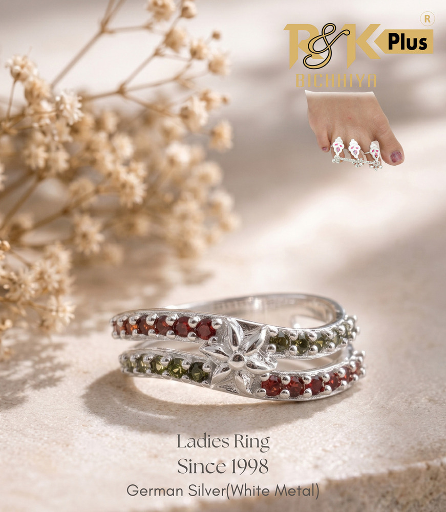 Ladies Multi Stone Toe Ring
