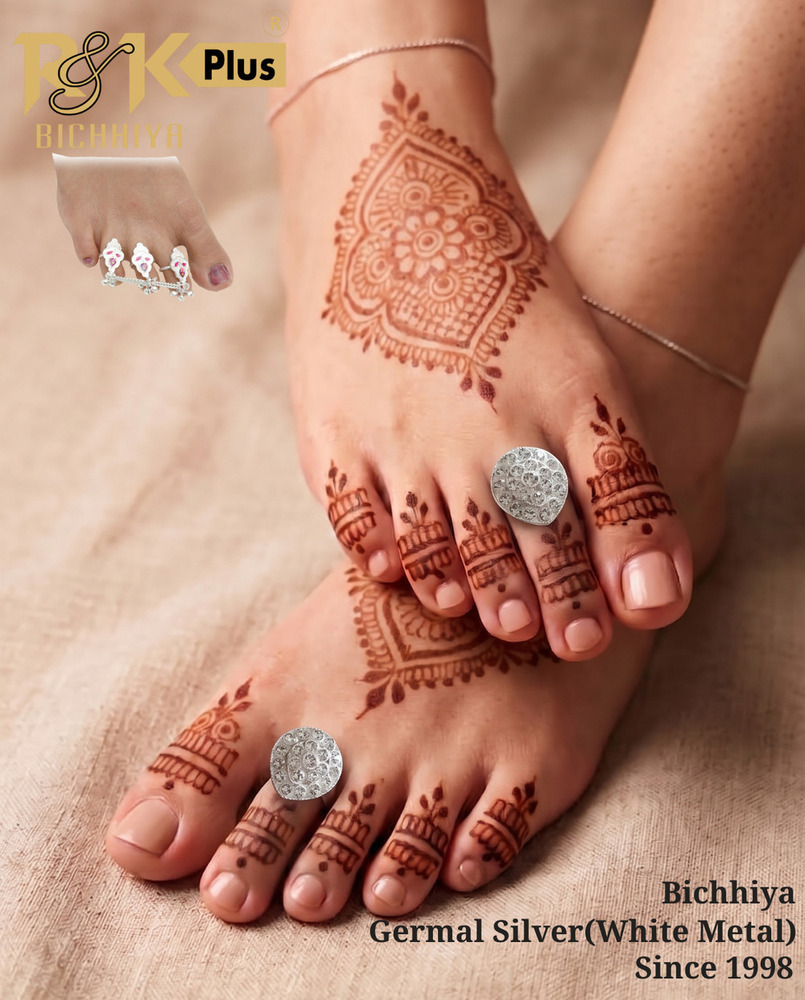 Round Stone Toe Ring