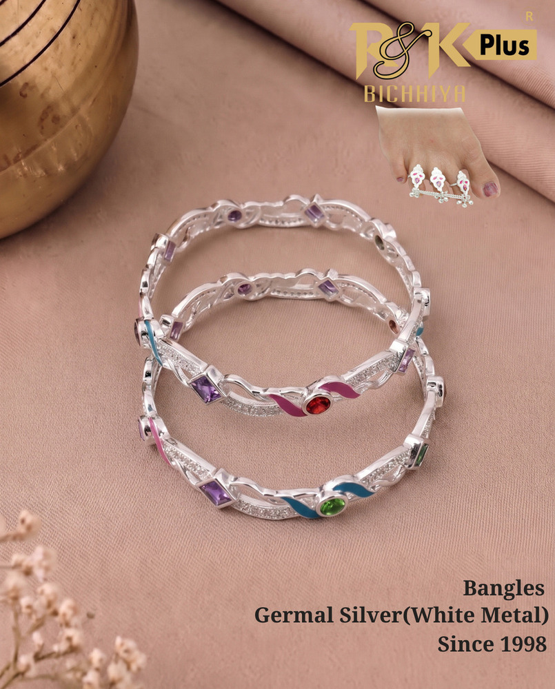 Multicolor Stone Bangles